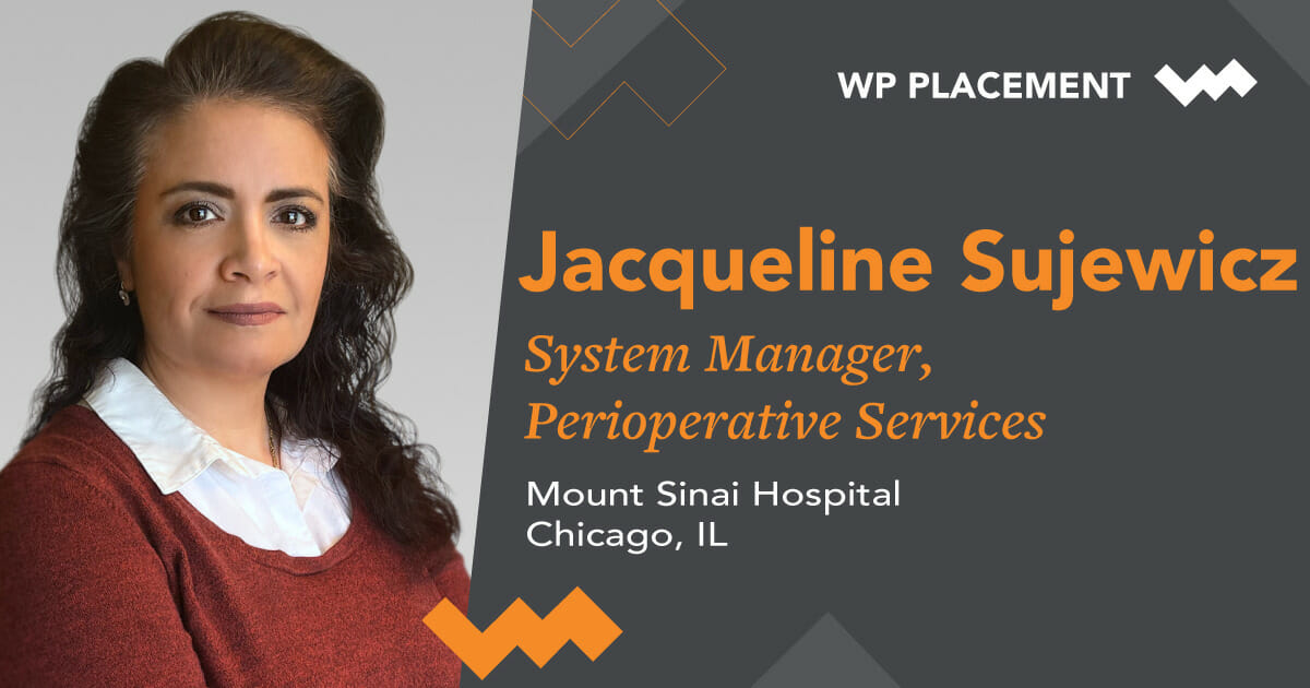 New Placement - System Manager of Perioperative Services