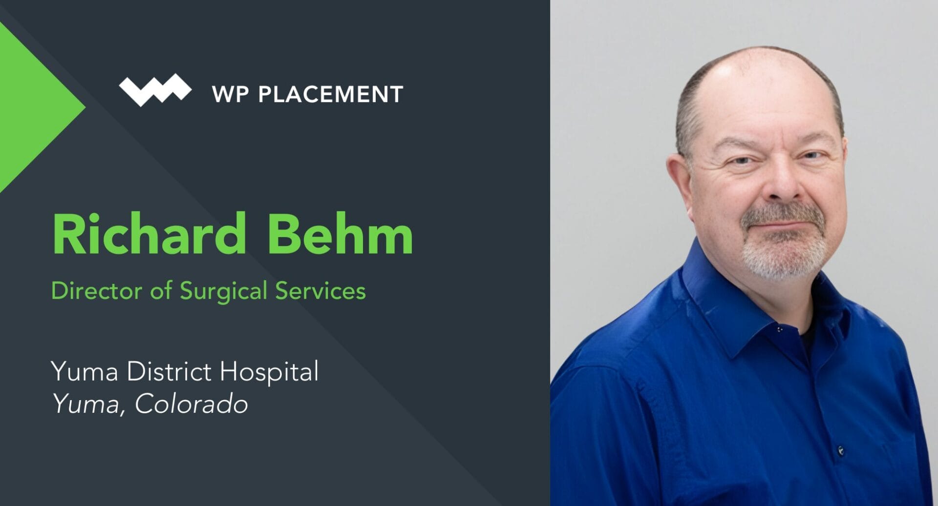 Donald R Behm New-Director-of-Surgical-Services-Richard-Behm-Yuma