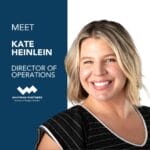 Kate Heinlein, Director of Operations at Whitman Partners, leading with strategic healthcare operations expertise and fostering team collaboration in surgical services recruitment.